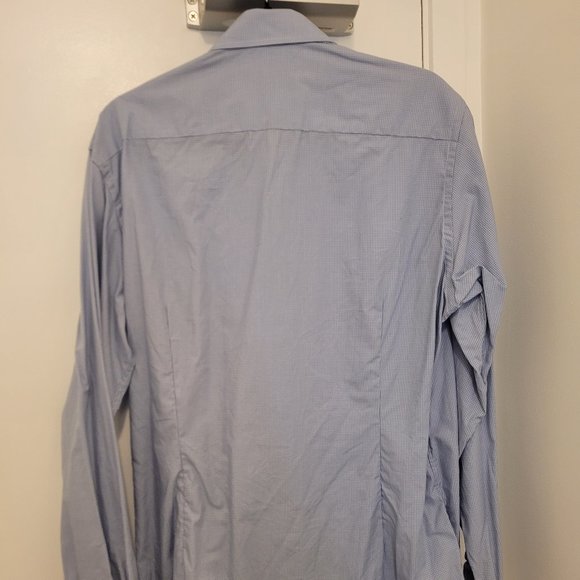 Eton blue shirt 17" Contempoary - Picture 2 of 4